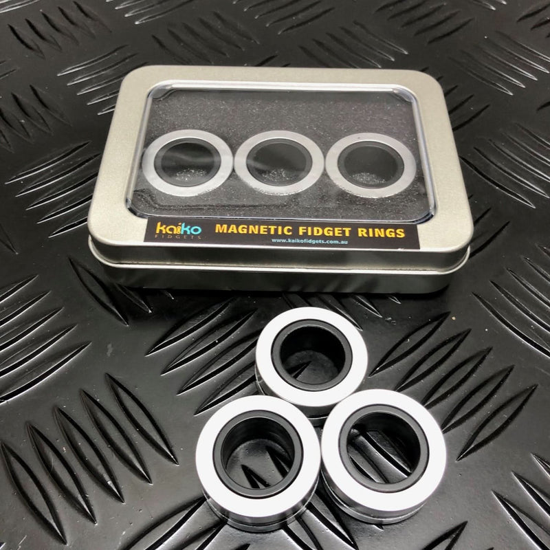 Original Magnetic Fidget Rings - Sliver Colour Plastic
