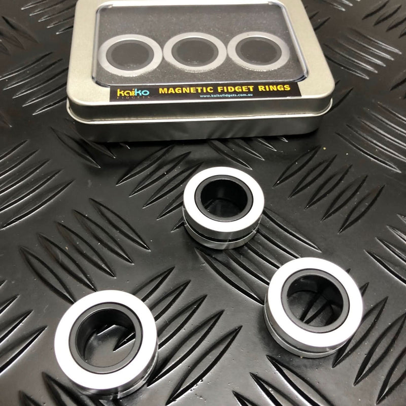 Original Magnetic Fidget Rings - Sliver Colour Plastic