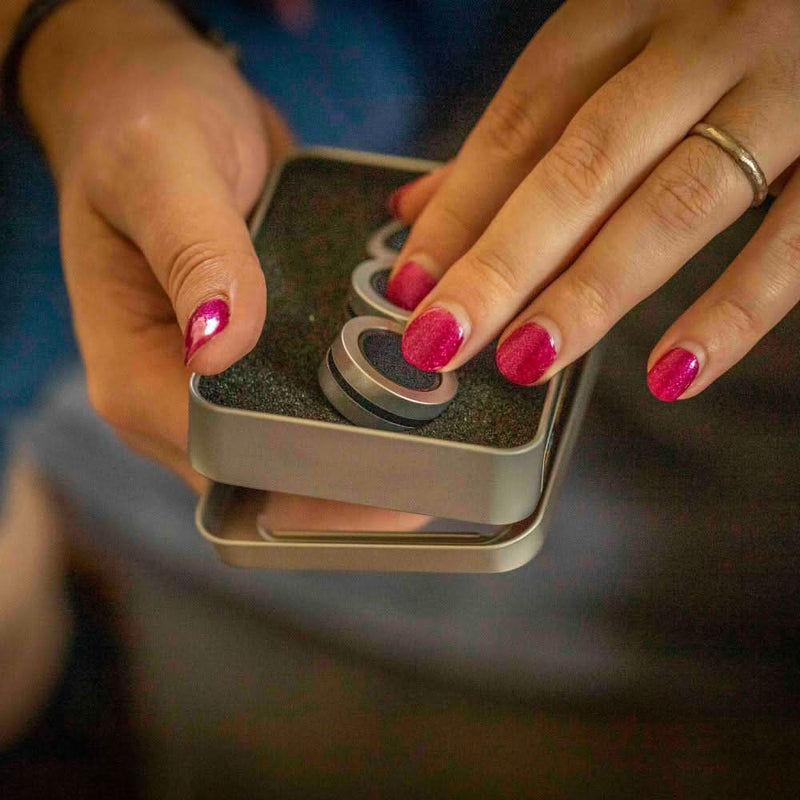 Original Magnetic Fidget Rings - Sliver Colour Plastic