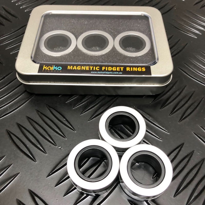 Original Magnetic Fidget Rings - Sliver Colour Plastic