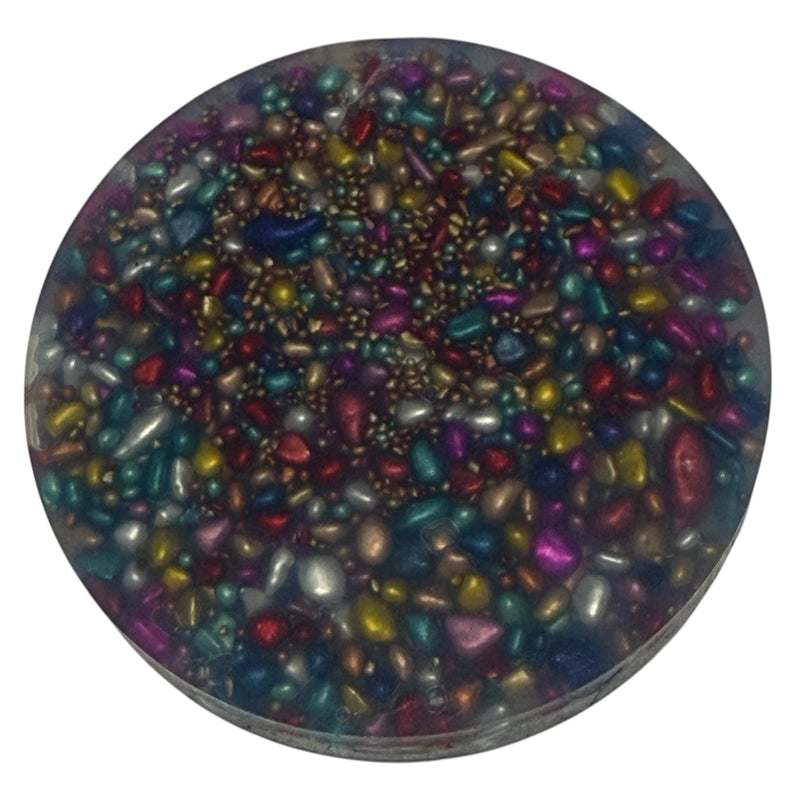 Pebble Pick ‘Em Stack - pack of 3 natural painted stone discs - Picking & Popping Support