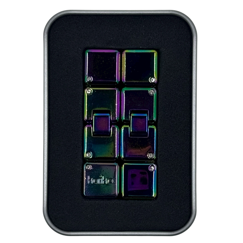 MINI Oil Slick Infinity Cube in Window Tin - 151 gams