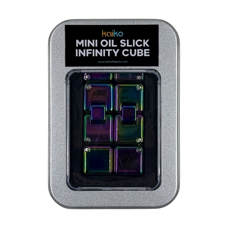 MINI Oil Slick Infinity Cube in Window Tin - 151 gams