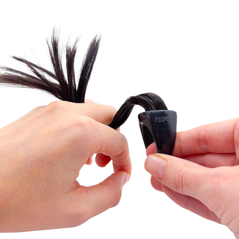 Black Twirler – Hair-Twirling Fidget by Fidge