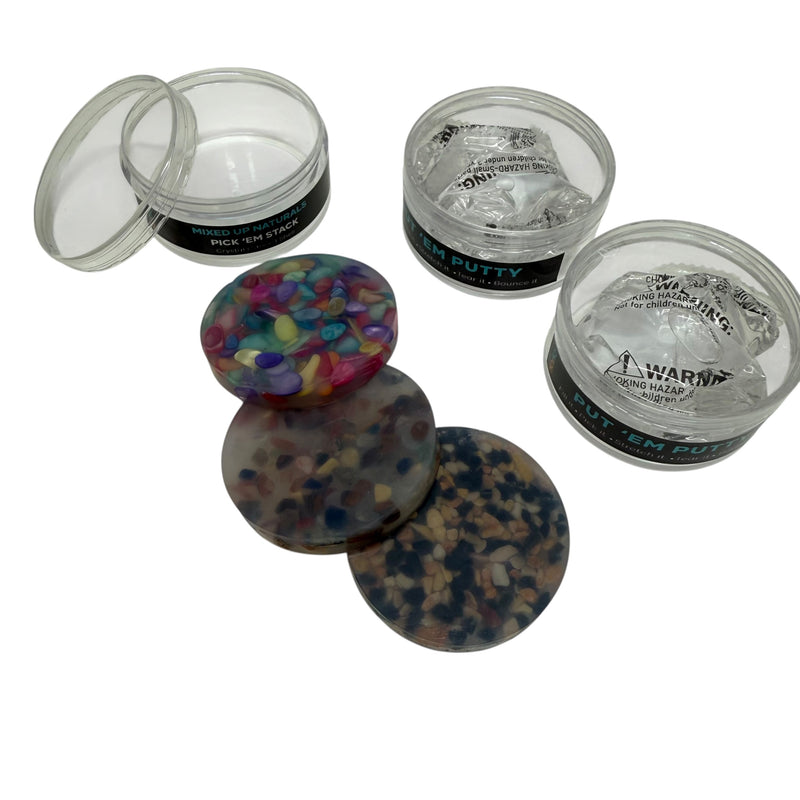 Pick 'Em Bundle 5  =  Mixed Up Naturals Pick 'Em Stack  + Two Put 'Em Putty  -  Bundle & Save