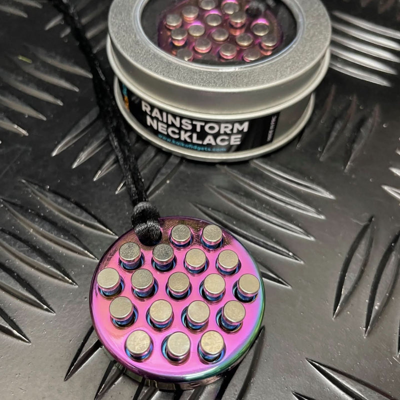 Rainstorm Necklace - - Unisex Wearable Sensory Support