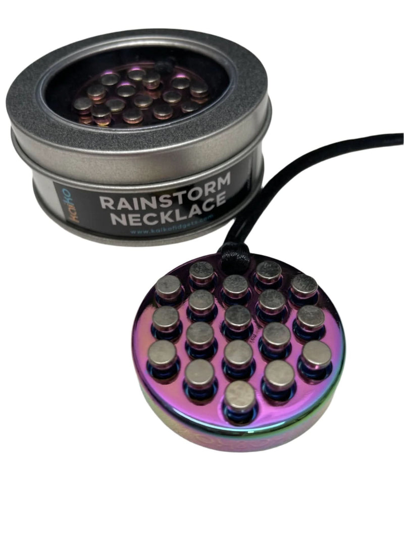 Rainstorm Necklace - - Unisex Wearable Sensory Support