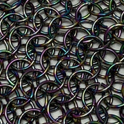 Rhomboid Hand Crafted Chain Maille Keyring