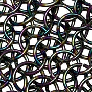 Rhomboid Hand Crafted Chain Maille Keyring