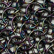 Rhomboid Hand Crafted Chain Maille Keyring