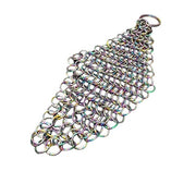 Rhomboid Hand Crafted Chain Maille Keyring