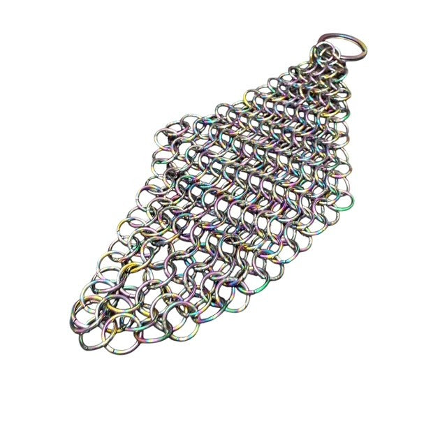 Rhomboid Hand Crafted Chain Maille Keyring