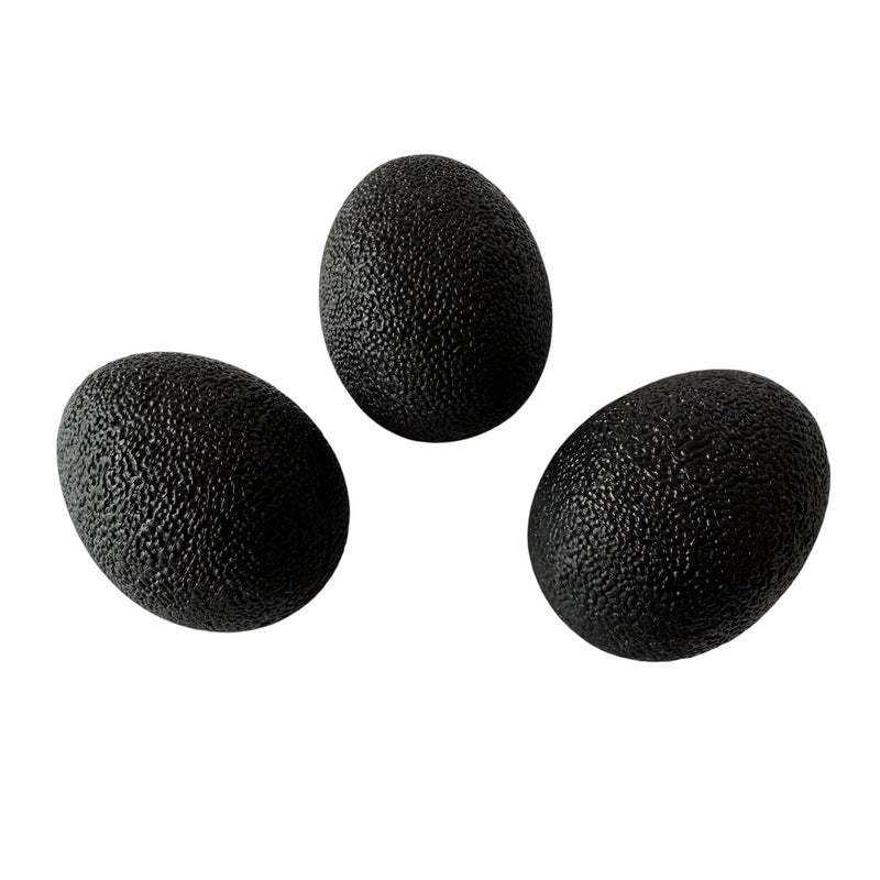 Ensemble de 3 œufs anti-stress pour exercices de main de différentes forces