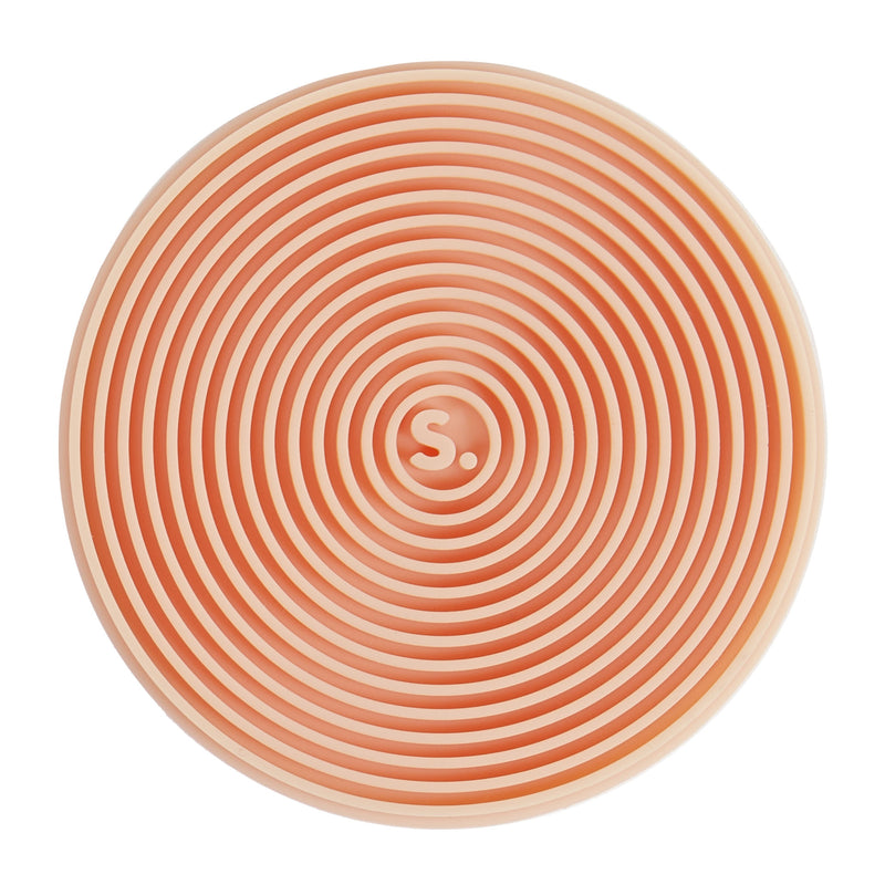 Circle Apricot Groove Slab Sensory Sticker by Speks