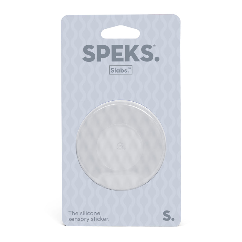 Circle Grey Mesh Slab Sensory Sticker by Speks