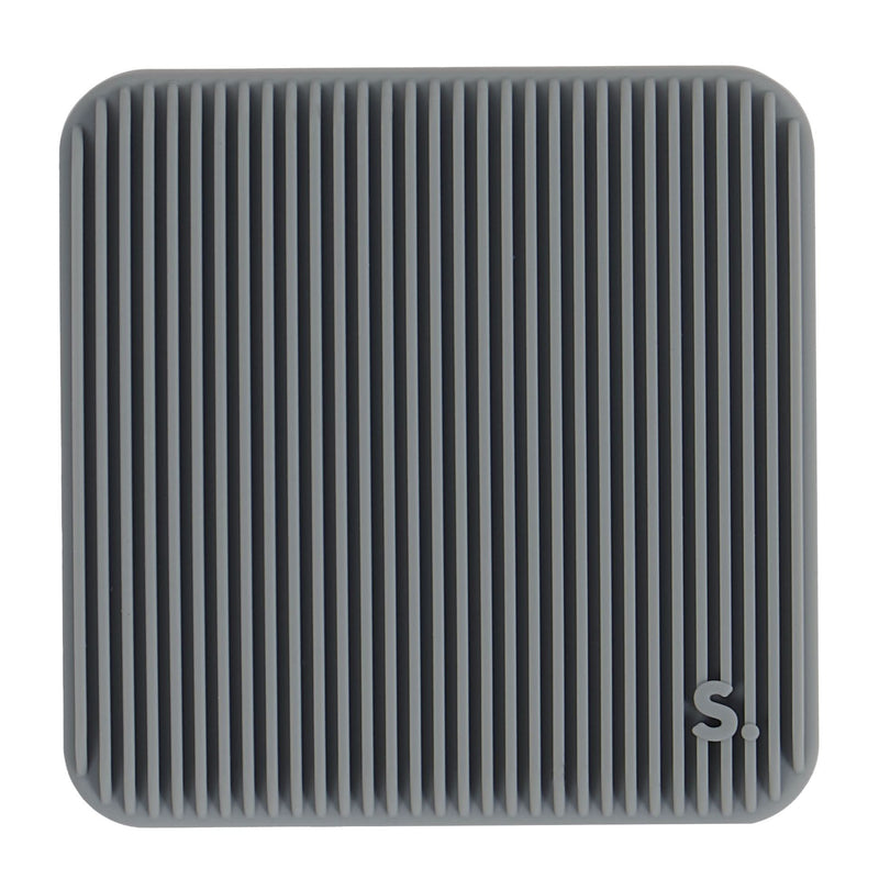 Square Dark Grey Groove Slab Sensory Sticker by Speks