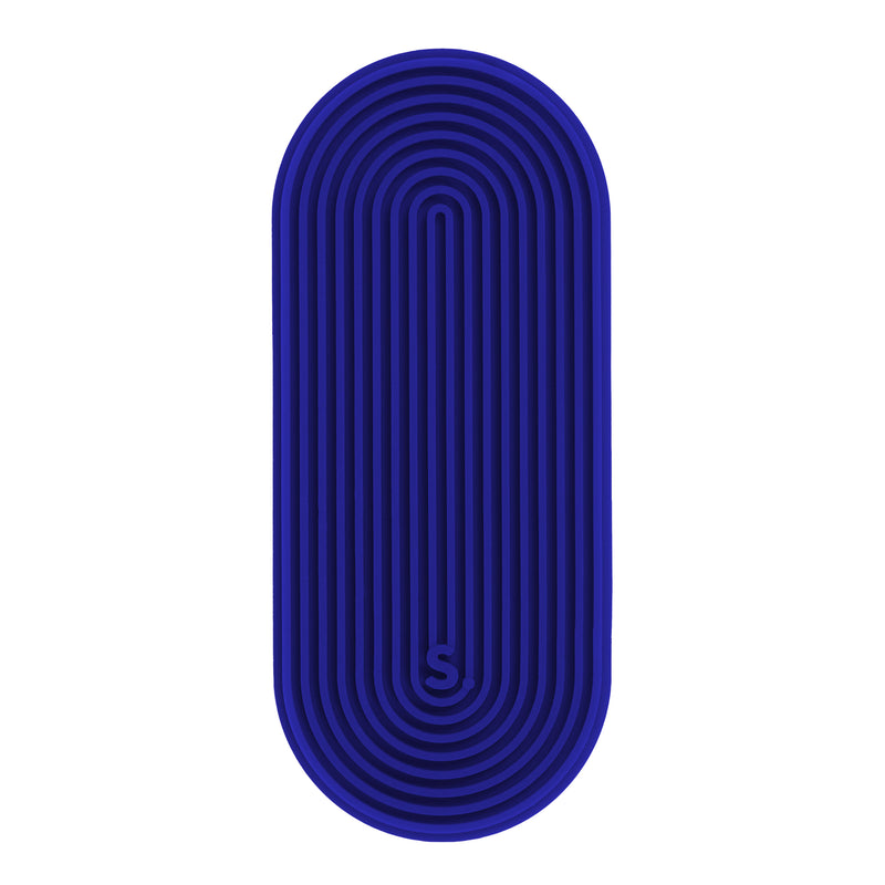 Tab Navy Groove Slab Sensory Sticker by Speks