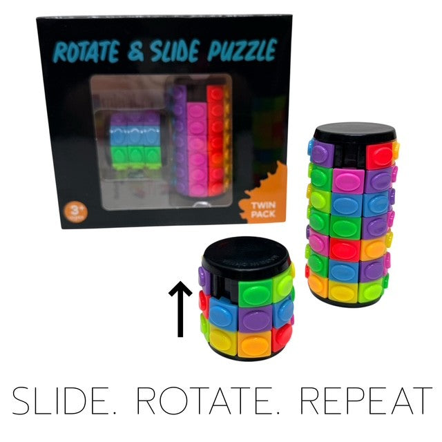 Slide & Rotate Puzzle - twin set