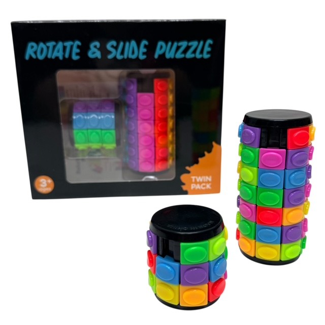 Slide & Rotate Puzzle - twin set