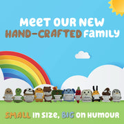 Sloth 'Quit My Role as Adult' - Mini Hand Crochet Plush Support