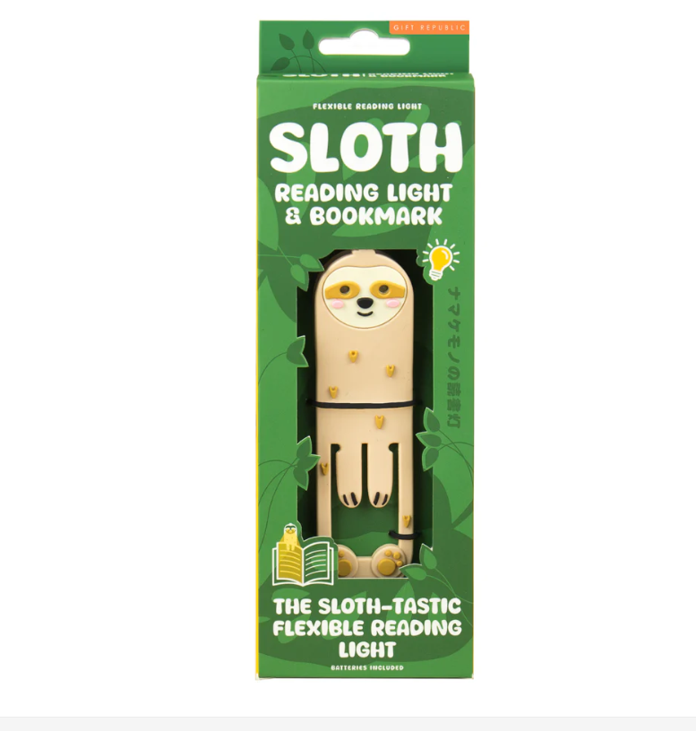 Sloth Reading Light & Bookmark