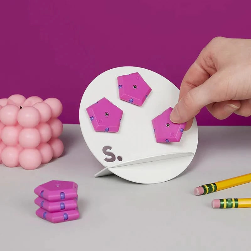 Speks Show Off Stand - White Stand for Displaying Speks magnets