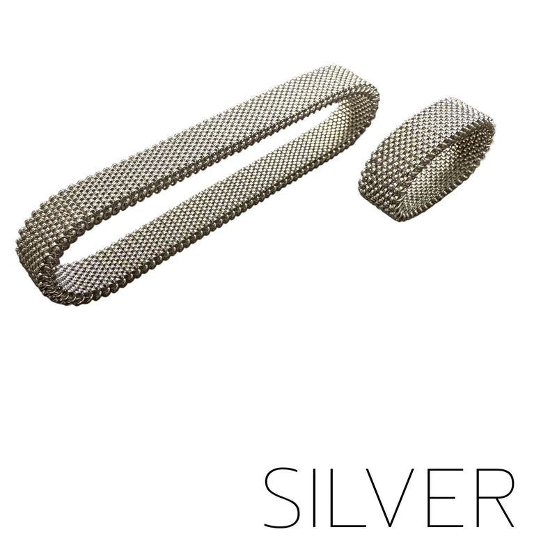 StimMesh Set - Unisex Ring + Bracelet  - Low Profile Gentle ‘Ouch’ Supports