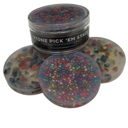 Stone Pick ‘Em Stack - pack of 3 refill natural stone discs