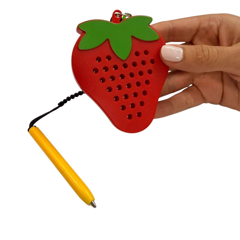 Strawberry Magnetic Pad Keyring