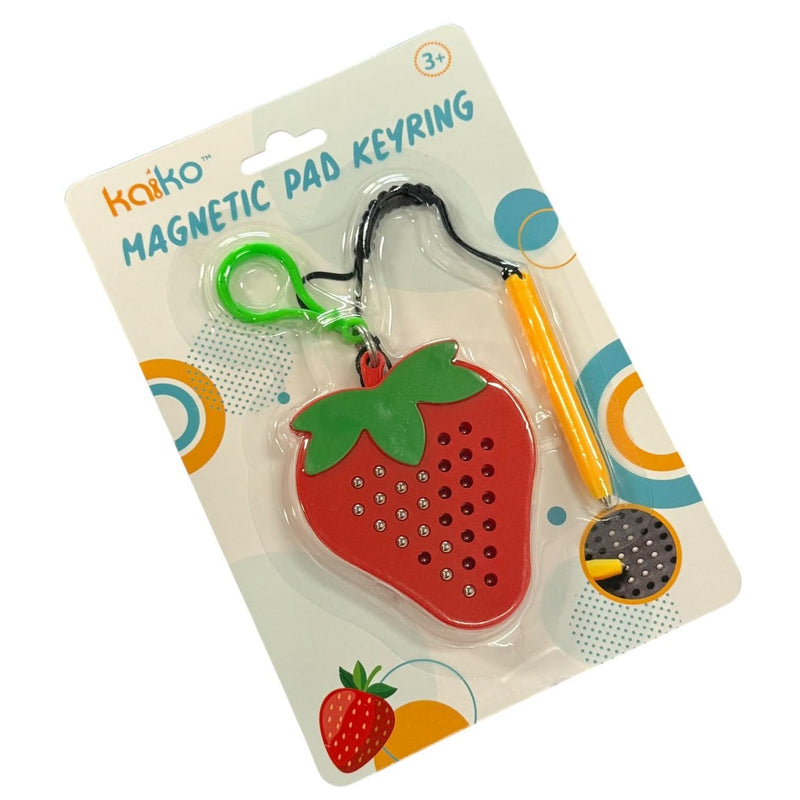 Strawberry Magnetic Pad Keyring