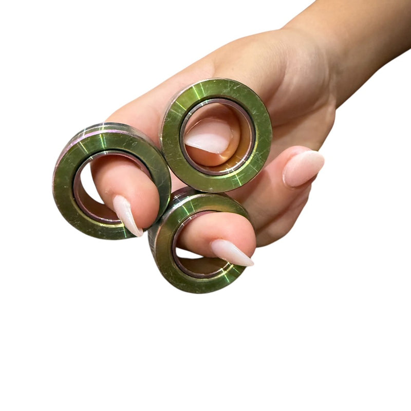 Three Magnetic Rings TRI Magnetic Rings : METAL Kaiko Exclusive! — My Sensory Store