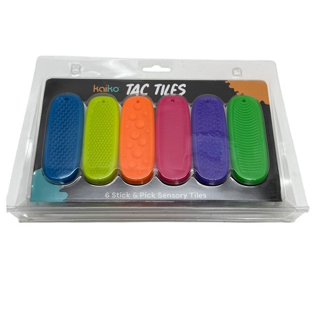 Tac Tiles by Kaiko - 6 Stick and Pick Sensory Tiles