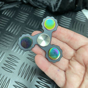 The Tri Spinner - dual black and oil slick colour