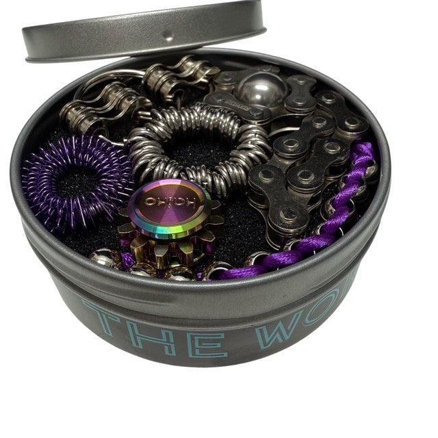 The Works Fidget Kit by Kaiko Fidgets - 7 Purpose Built Sensory Supports