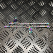 Unisex Oil Slick Metal Zipper Bracelet By Kaiko