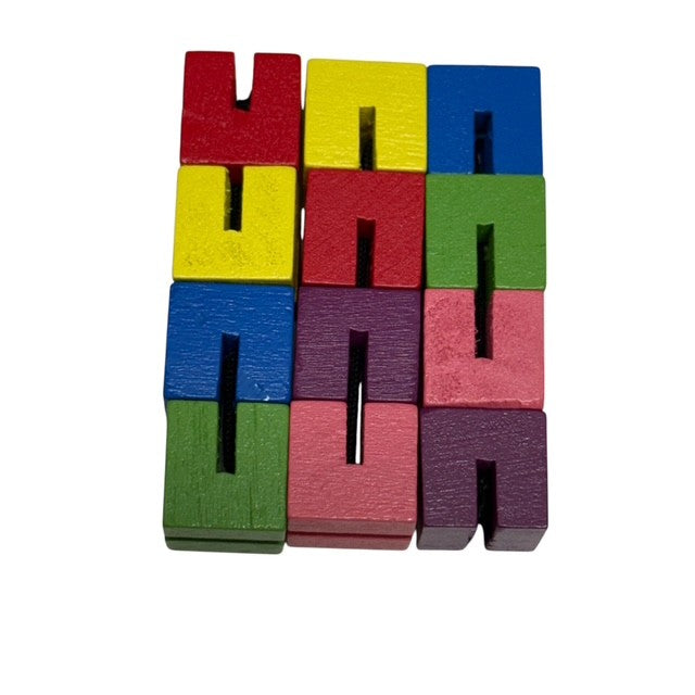 Wooden Fidget - twist and lock