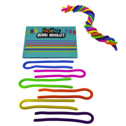 Kaiko BENDI Noodles smooth silicone sensory tools with colourful noodles and packaging