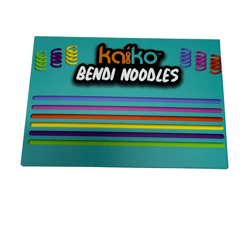 Kaiko BENDI Noodles packaging showing six smooth silicone sensory noodles
