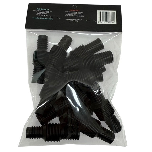 Pack of 12  Mini Pop Tubes - Imaginative Play and Pocket Size Sensory Supports