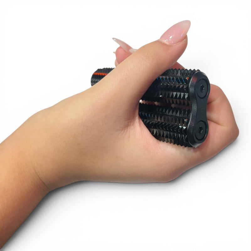 Spikey Hand Roller – Black 285g    High-load Safe Ouch