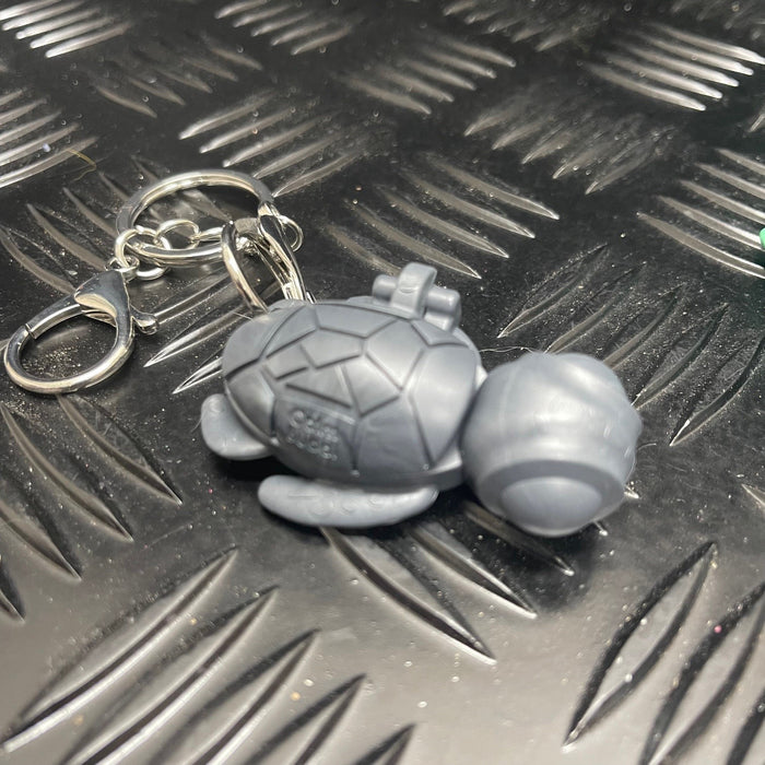 Calm Buddi Turtle Harm Minimisation Tool on a Custom Kaiko Keyring