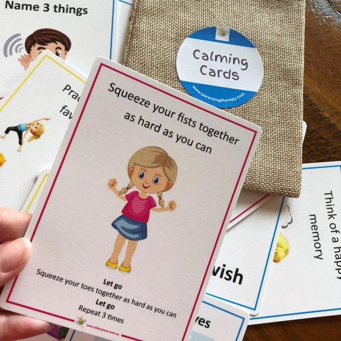 OhBeehave Calming Cards for Self Regulation