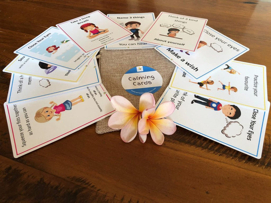 OhBeehave Calming Cards for Self Regulation