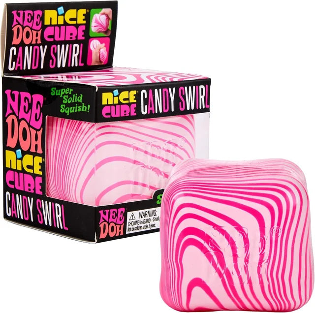 NeeDoh Candy Swirl Nice Cube