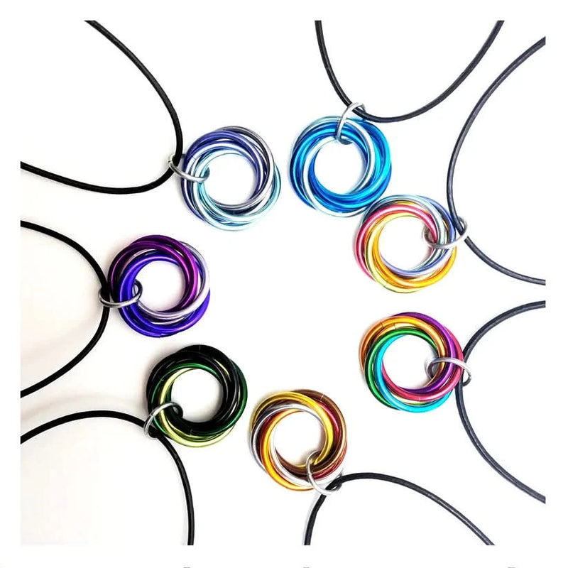 Mobii Ring Necklace Fidget (Multicolor)-My Sensory Store
