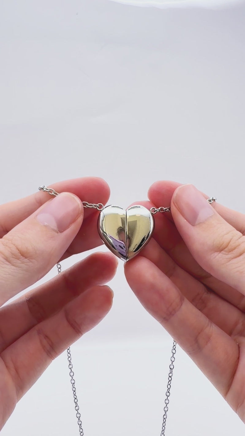 Heart Magnet Fidget Necklace  by Fidge