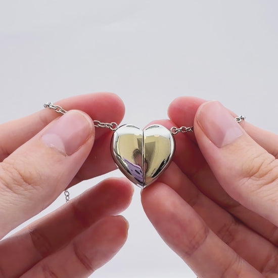 Heart Magnet Fidget Necklace  by Fidge