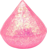 Pink glitter Epic Squish Dazzles teardrop