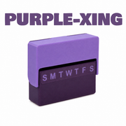 Purple EstroBox on white background