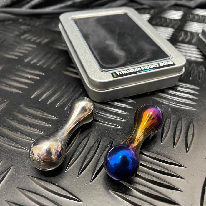 Titanium Fidget Bone by kaiko